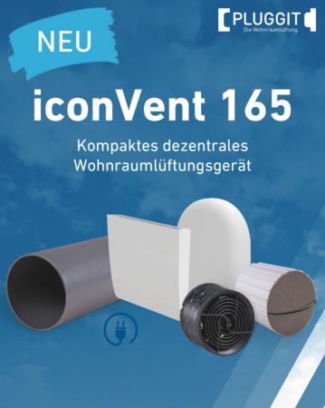 Pluggit: iconVent 165 - Kompakt – Günstig – Einfach