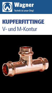 Einführungsaktion 10% Rabatt: Kupfer-Fittinge für V- und M-Kontur (Trinkwasser und Heizung) – Nur noch wenige Tage!
